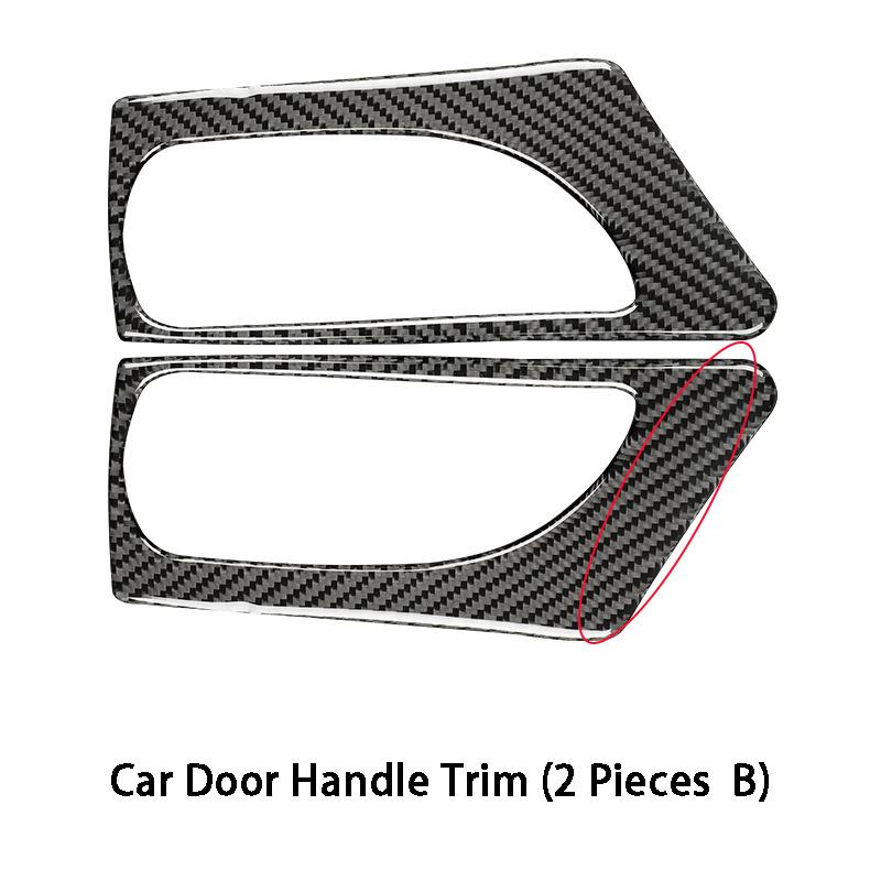 Carbon Fiber Water Cup Gear Steering Wheel Full Kit Interior Trim Sticker Decoration Style Car Accessories For Lexus IS250