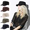 Breathable Women Men Fisher  Hats Adjustable Bone Cap Men  Cap Flat Top Caps Cadet Hat