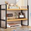 Yonglian Steel-Wood Desktop Bookshelf Organizer