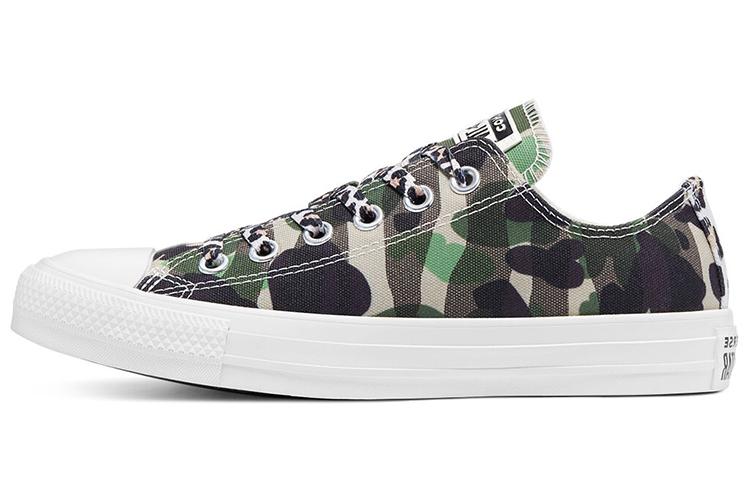 Converse Chuck Taylor All Star Низкие Камуфляж Зеленый Женские 570780C 36