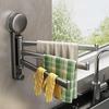 Punch-Free Rotatable Wall-Mounted Kitchen Towel Rack