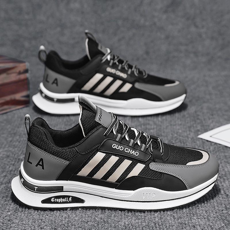 Fashion Men Autumn Fashion Casual Sneakers Platform Comfortable Running Shoes Luxury Designer Mesh LaceUp Vulcanize Shoe Tenis Masculino