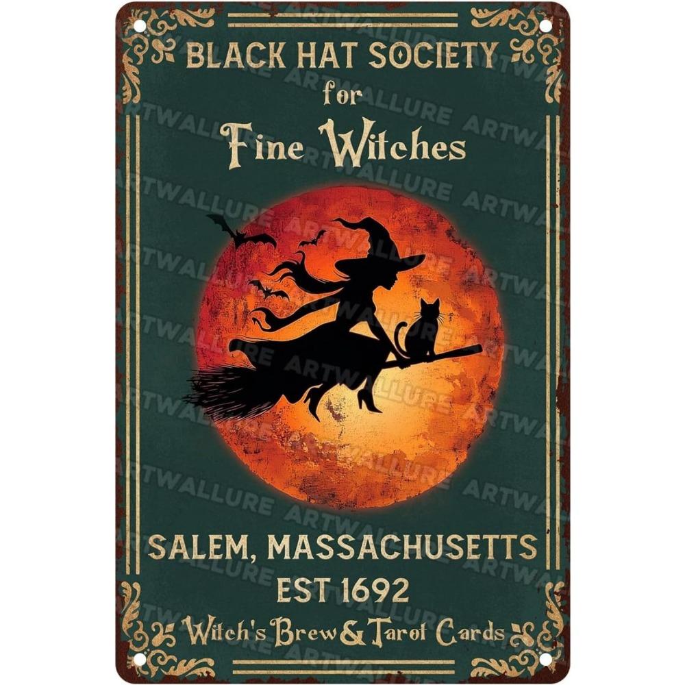 Halloween Poster On the Wall, Metal Plaque 20x30cm