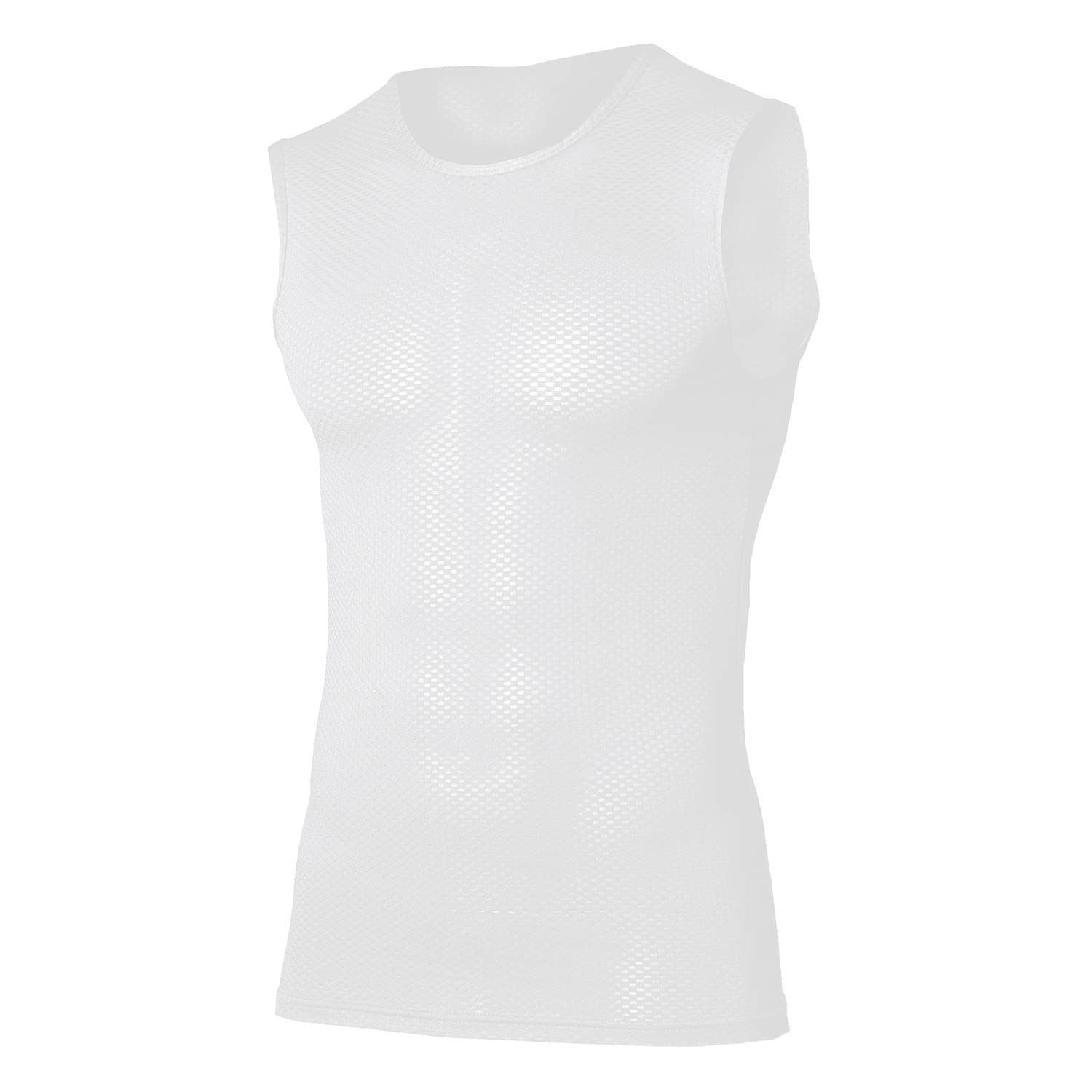 

Otafuku Glove All Season Crew 3D First Layer Quick 3L of Innerwear, Sleeveless, Neck, [Sweat Absorbing, Drying, Deodorizing, Mesh, Compression, Men s] белый