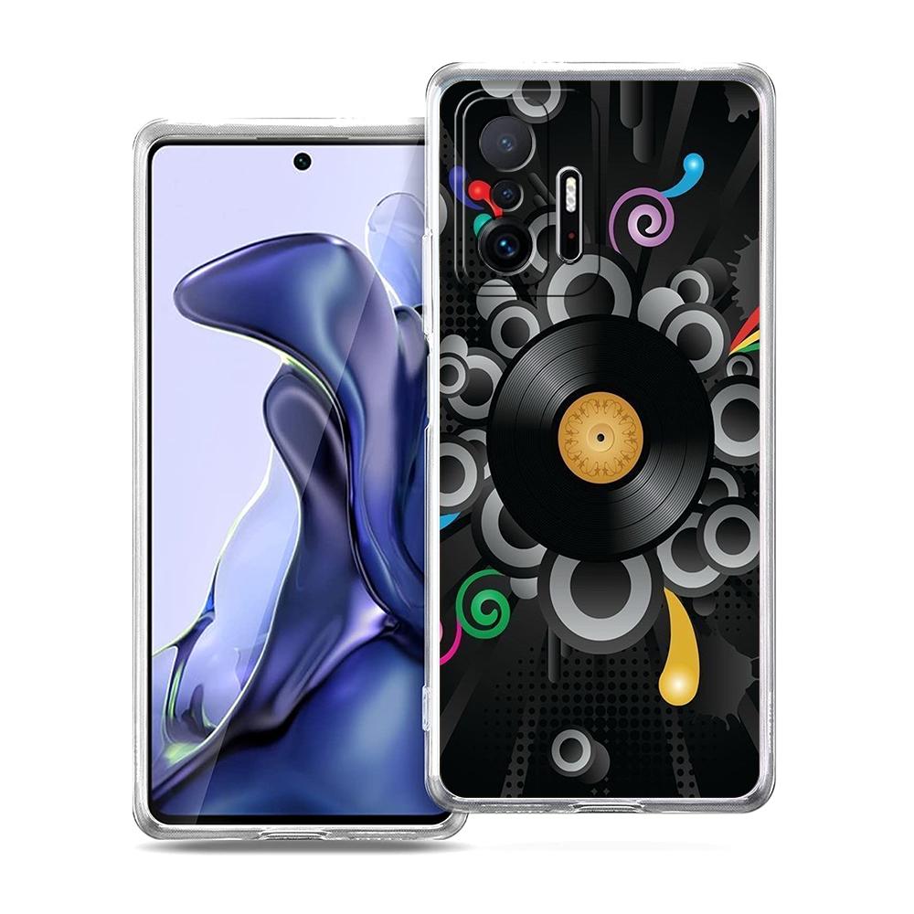 Transparent Phone Case for Xiaomi Mi 14 13 12 11 Ultra 13T 12T 11T Poco X3 NFC F3 F6 Pro Lite 5G Soft TPU Shell DDJ DJ Music Bag