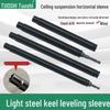 Ceiling Sleeve Leveling Tool for Keel Clip-in, Threaded Rod, and Hanging Rod Carpentry.