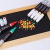 8/12Pcs Liquid Erasable Chalk Markers Pens Smooth Writing Quick-Dry Ink Fine Tip Highlighter Blackboard Fluorescent Pens