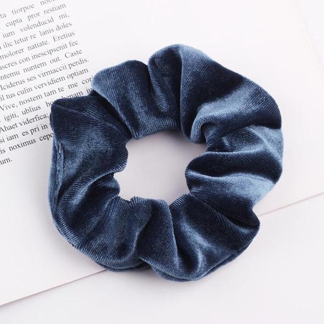 Classic All-match Velvet Scrunchies Women Girls Elastic Hair Rubber Bands Accessories Tie Hair Ring Rope Lady Headdress Headwear