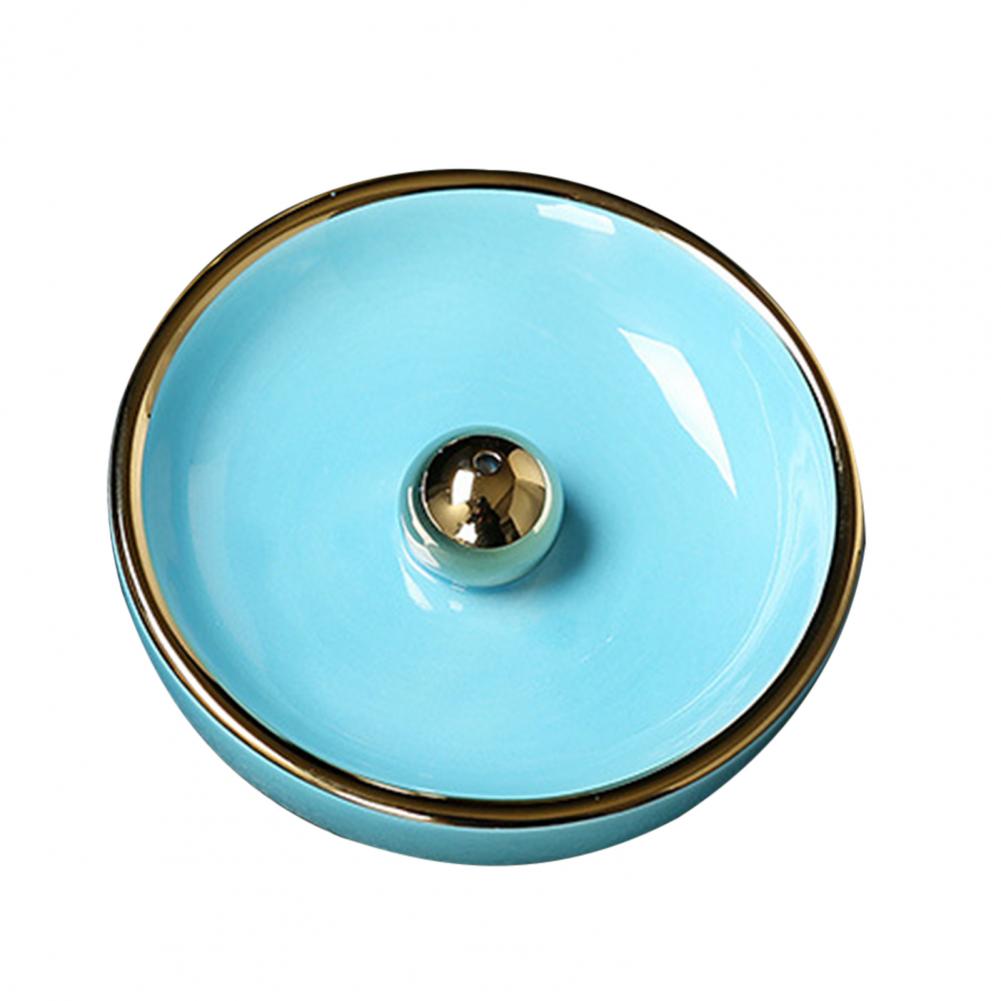 

Курильница Практичная подставка для благовоний в японском стиле Курильница без заусенцев светло-синий