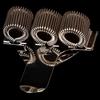 1Pc Portable Metal Pen Holder Hot Style Hand Account Fixed Spring Pen Holder