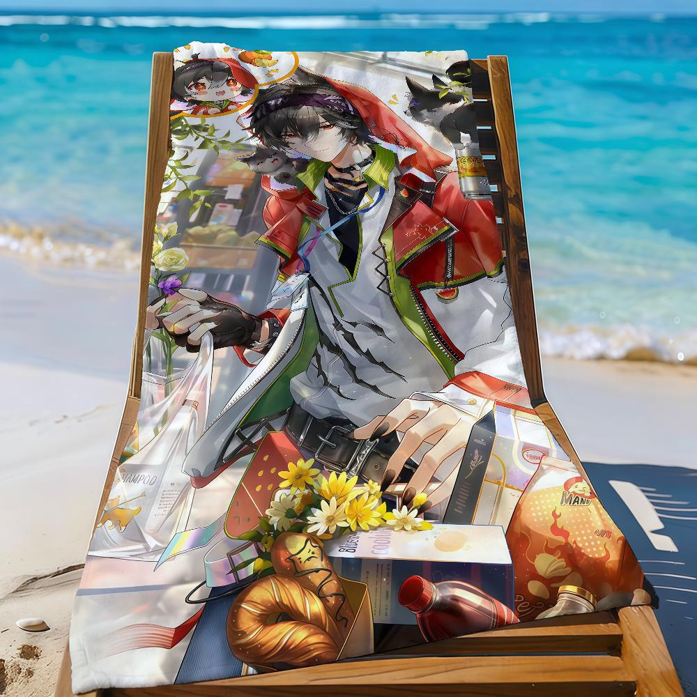 Game Ayn Alwyn Lovebrush Chronicles Towel Sports Quick Dry Travel Camping Sandproof Soft Light Large Beach Towel STJ40x70CM