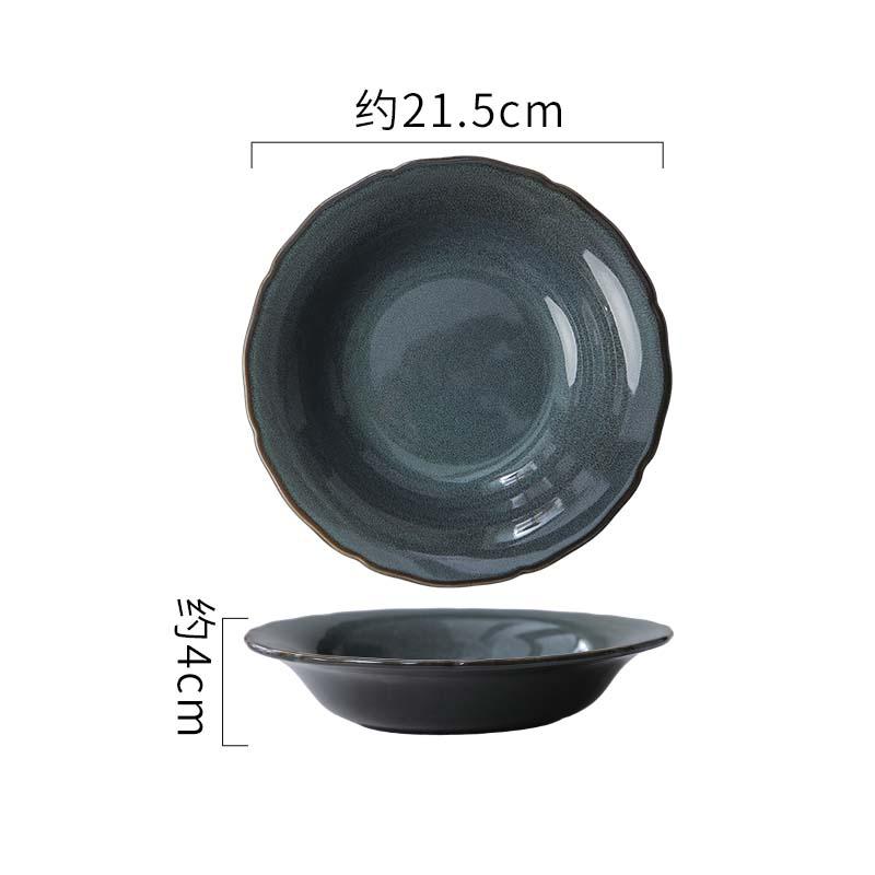 

Kiln Changes Кружевная тарелка Керамическая глубокая тарелка Суповая тарелка Салатные тарелки Сервировочные тарелки Тарелки для готовки Креативная посуда для ресторана