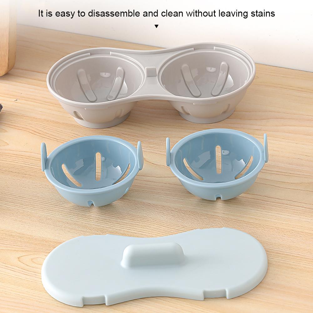 Steamer Manual Household Kitchen Microwave Oven Egg Cooker Microwave Oven Egg Cooking Box