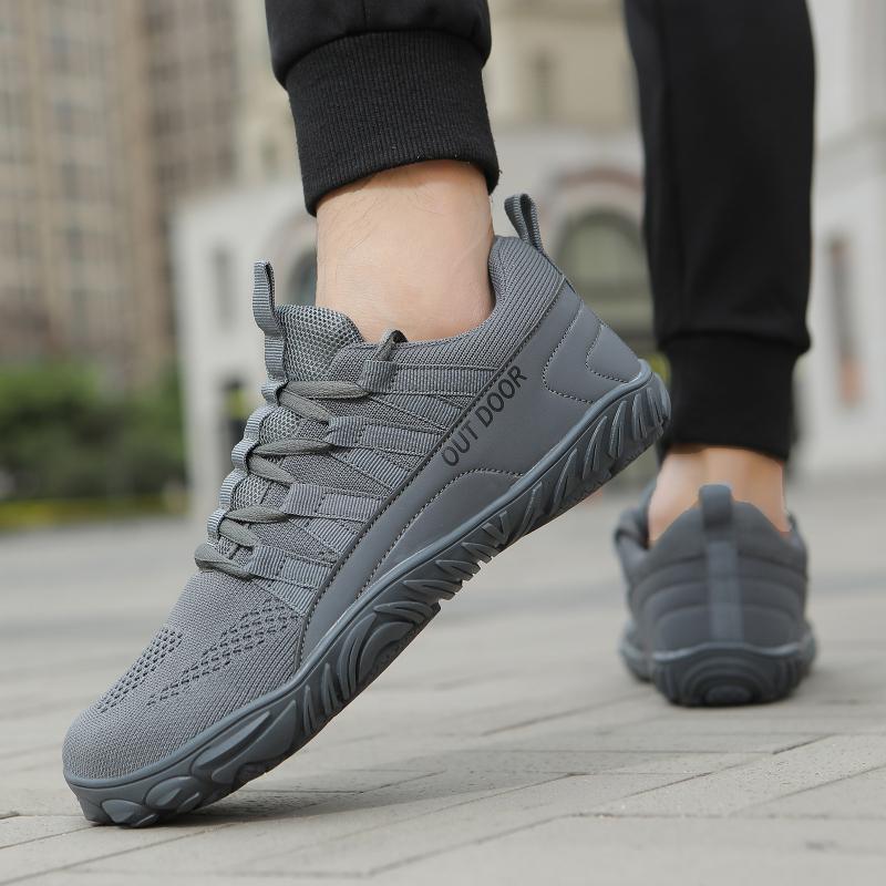 Nové pánské boty Širší turistické boty Síťované Bosé Pánské ležérní boty Lehké Boty se širokou špičkou Venkovní Pánské tenisky nadměrné velikosti