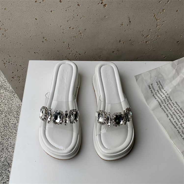 

Fashion Fashion Versatile Women s Shoes Summer New Round Toe Slippers Simple and Comfor Flat Shoes Lightwe and Non Slip Women s Sandals 35