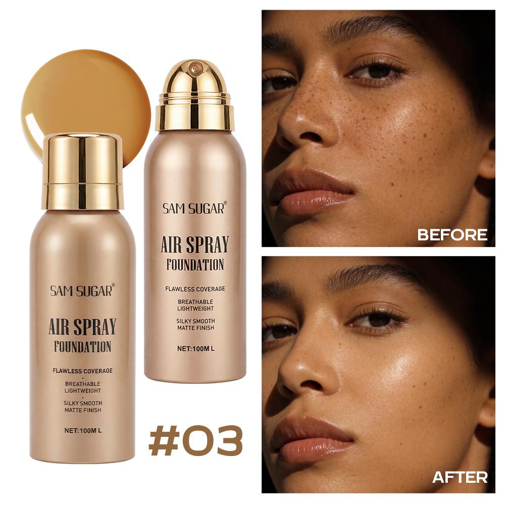 Spray Foundation – Waterproof, Skin-friendly, Long-lasting, Natural, Lightweight, Matte Finish – 30ml Less