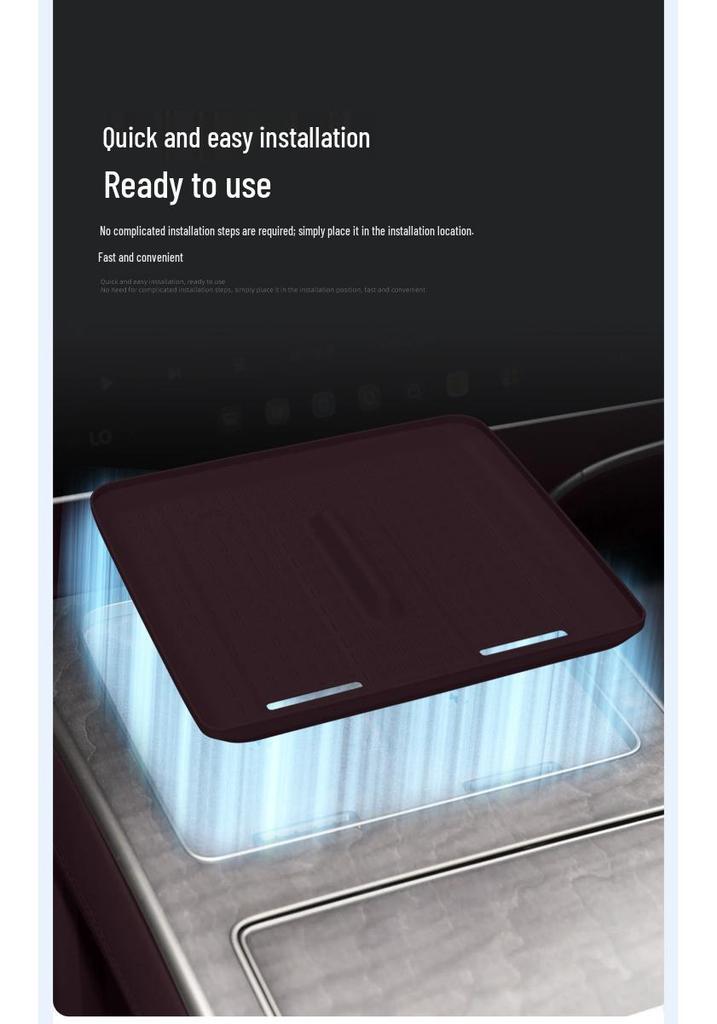 Silicone Anti-slip Pad for NIO ES9 Center Console Wireless Charger – Fits 26 Models
