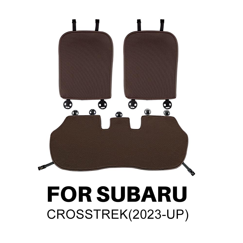 Car Seat Cover For Subaru Crosstrek 2025 Impreza 2025 Ice Silk Non-slip Seat Protector Cushion RHD LHD Interior Accessories