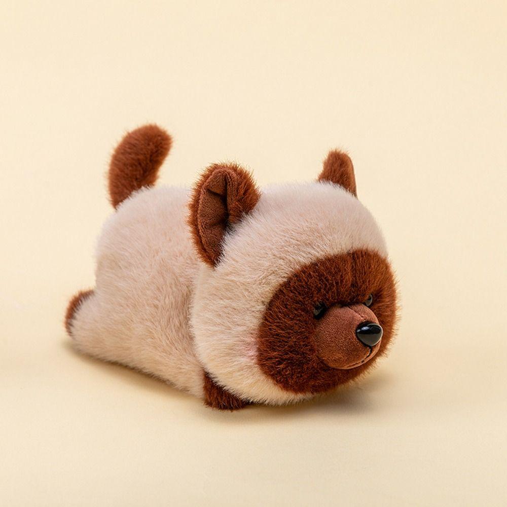 Boneco Husky Raccoon com Presilha Coelho Pequeno Veado Boneco de Pelúcia Panda Kawaii Brinquedo de Pelúcia Festas de Aniversário