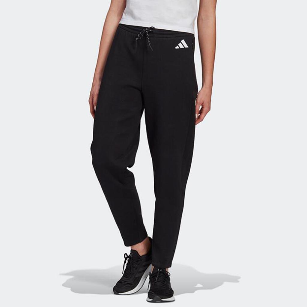 adidas Womens Knitted Sports Casual Long Pants Women Pants Black GL9475