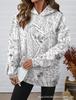 Hot-selling personalized printed hoodies, street-style trendy loose women's pullovers