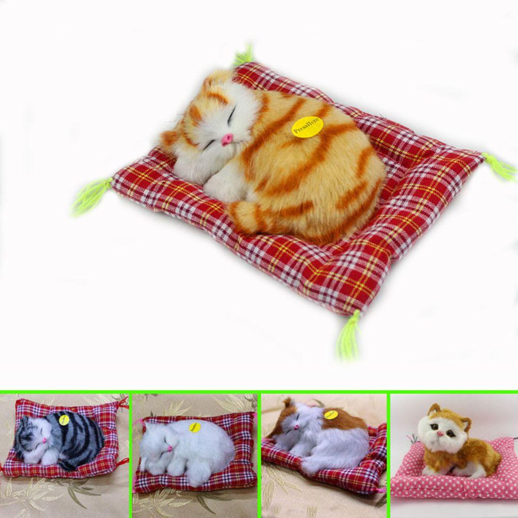 Bonrich Kids Plush Toys Lovely Simulation Doll Plush Animal Sleeping Toy Real Life Plush Sound Toy Kids Girl Birthday