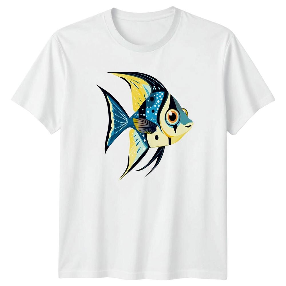 Angelfish TShirt Tropical Ocean Marine Wildlife Gift For Him And Her S