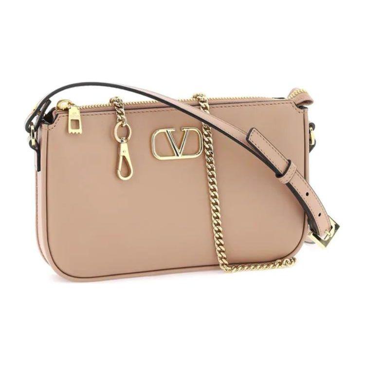 Valentino Vlogo Logo Mini Shoulder Crossbody Bag Women Handbags Neutral 4W2P0AA9MIMGF9