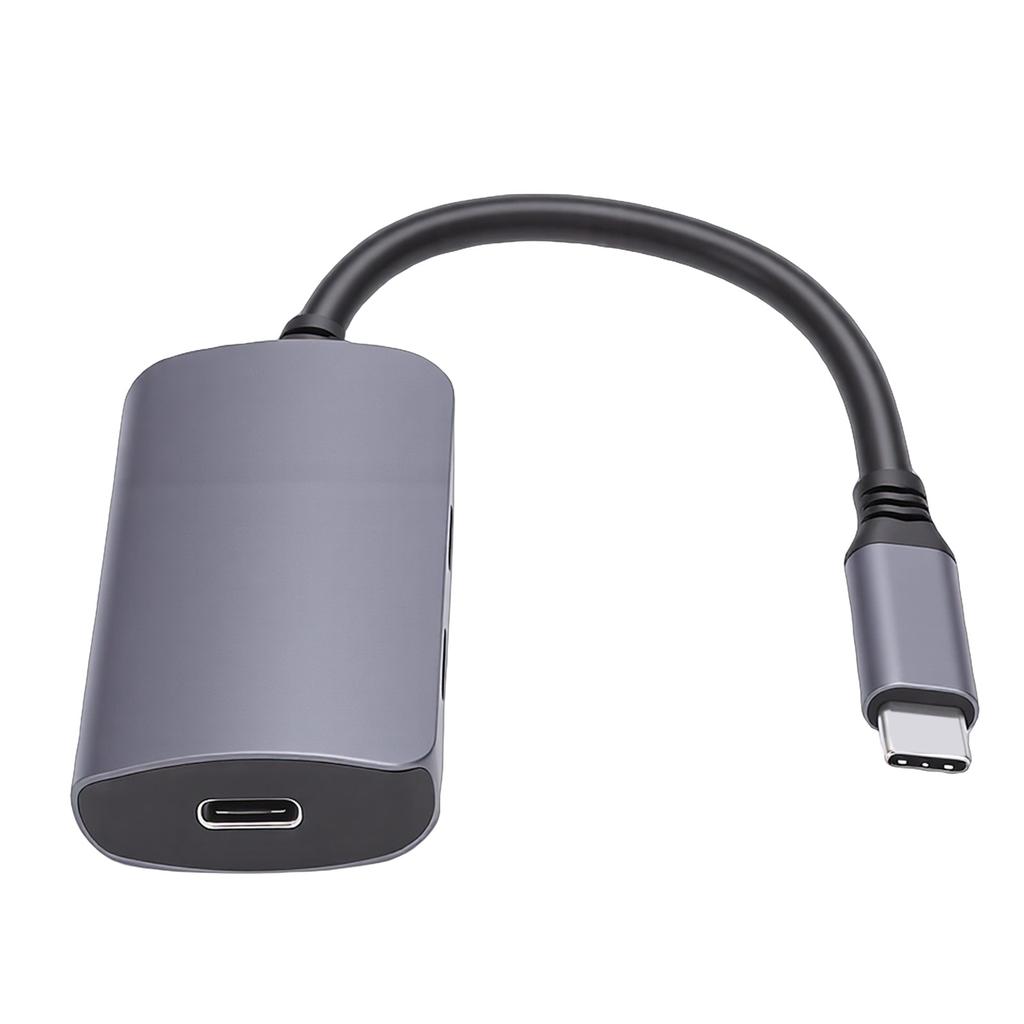 USB C To AR Glasses Adapter PD 100W Fast Charging 4K 60Hz Dual USB C AR Glasses   and Play Adapter Fit for   2