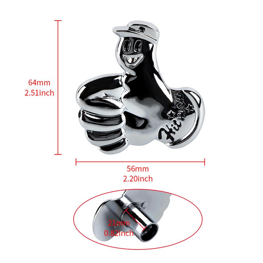 Patonde Rear Wiper Decoration, Rear Wiper Decoration | Vista Print Funny Stainless Steel Silver