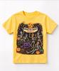 Halloween Kids Graphic Tee Skeleton Monster Night Party Print Boys Girls Casual Top