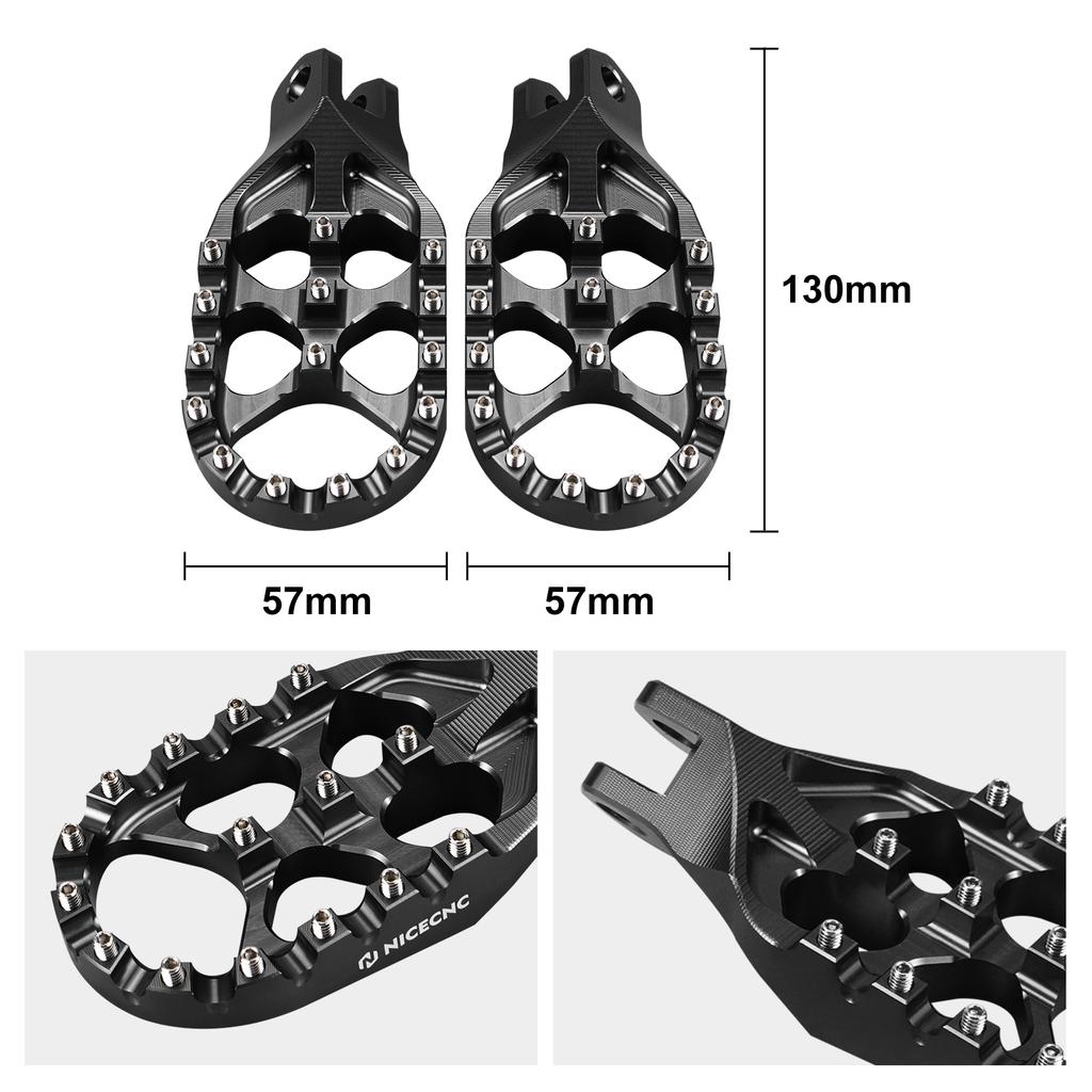 2024 For Suzuki DRZ400S 2000-2024 DRZ400SM 2005-2024 DR-Z400S DR-Z400SM Motorcycle Wide Foot Pegs Footrest Pedals 2023 2022 2021