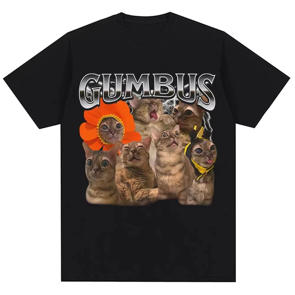 2026 Fuuny Kittler Hilarious Cat Meme Printing T Shirts Women Cute Fashion Short Sleeve RoundNeck Tshirts Streetwear Clothing