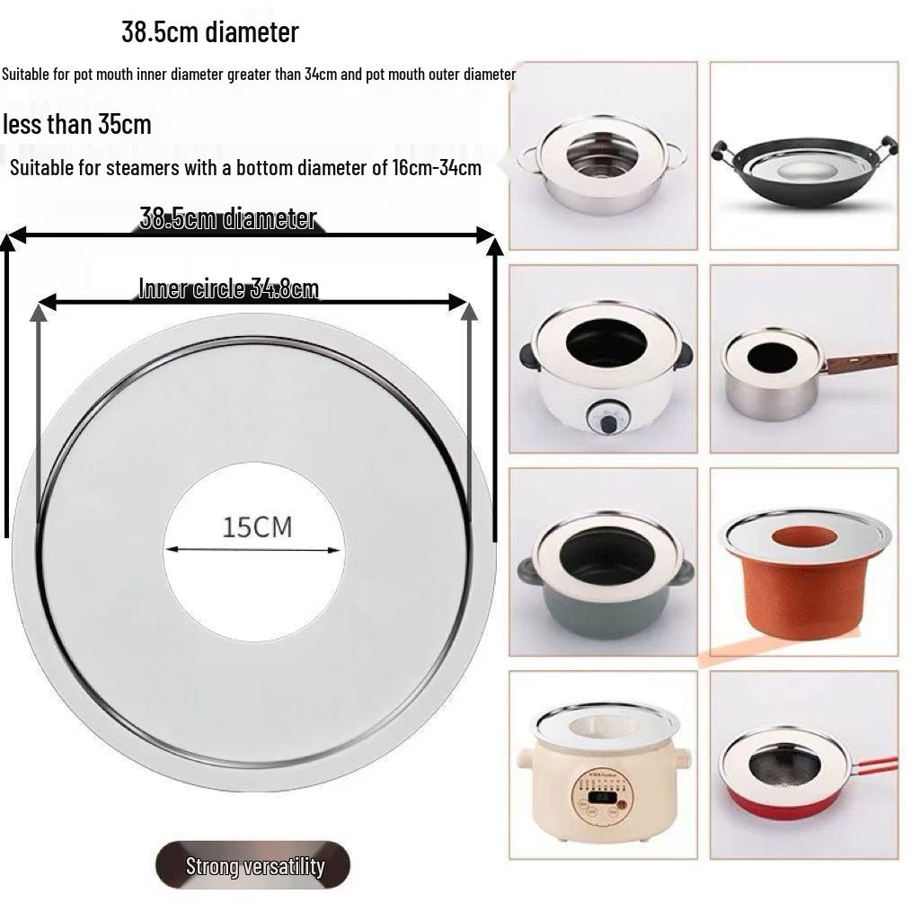 Bamboo Steamer Thickened Steaming Sheet for Wok, Milk Pot, Casserole, and Soup Pot