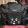 Shoulder Bag Cartoon Cat Nylon Cloth Bag Nylon Gym Storage Bag Casual Travel Duffel Bag  Training