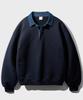 JEMUT Aaron Rugby Collar Sweatshirt Navy Kjmt2547