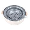 Portable Charcoal Grill Iron Smokeless Small Barbecue Grill for Garden Backyard Party Picnic