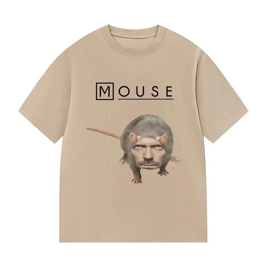 2026 Housemouse Md Funny Graphic Tshirt Unisex Unisex Casual Oversized Short Sleeve T Shirt Fashion High Quality Tees Streetwear