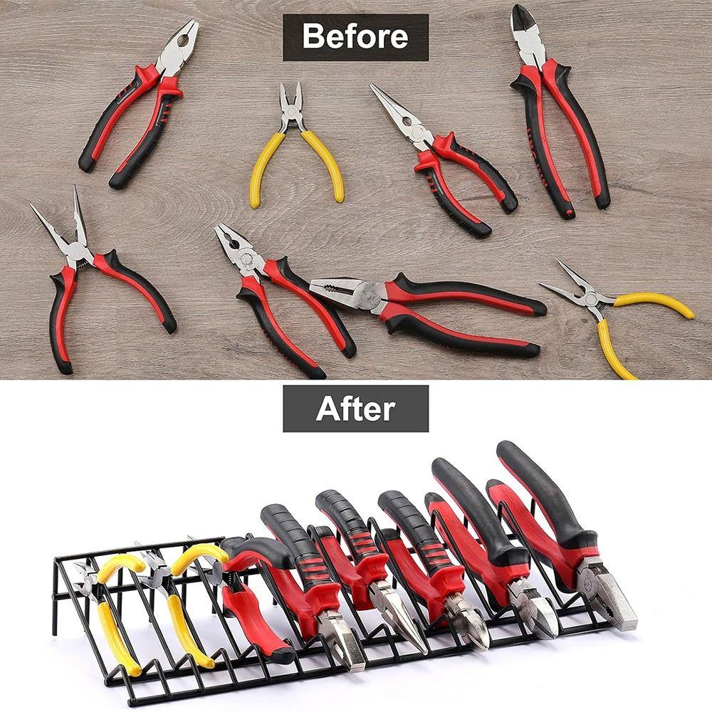 Space Saving Pliers Tools Organizer Durable Wrench Hand Tool Holder  Workshop Garage