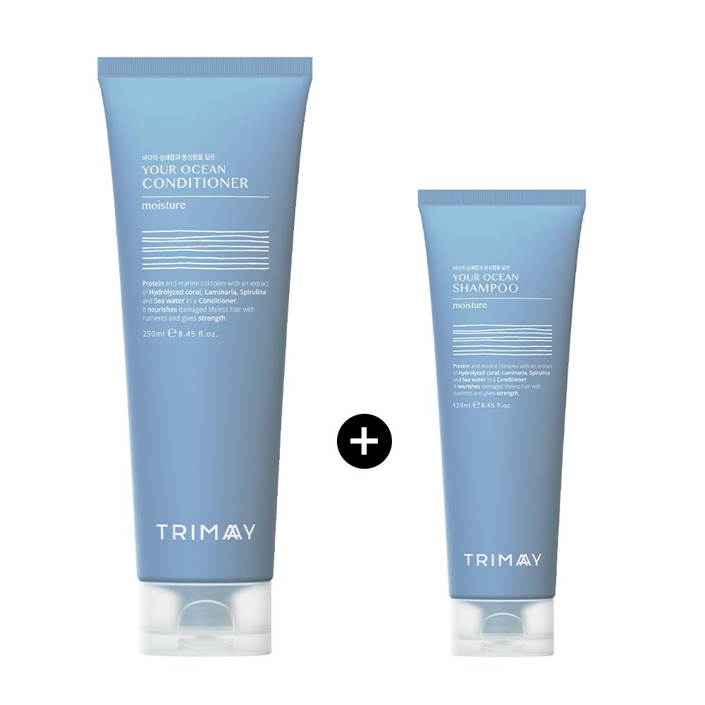 

Trimay Your Ocean Protein Moisture Conditioner 250 мл + шампунь 120 мл 250ml +120ml