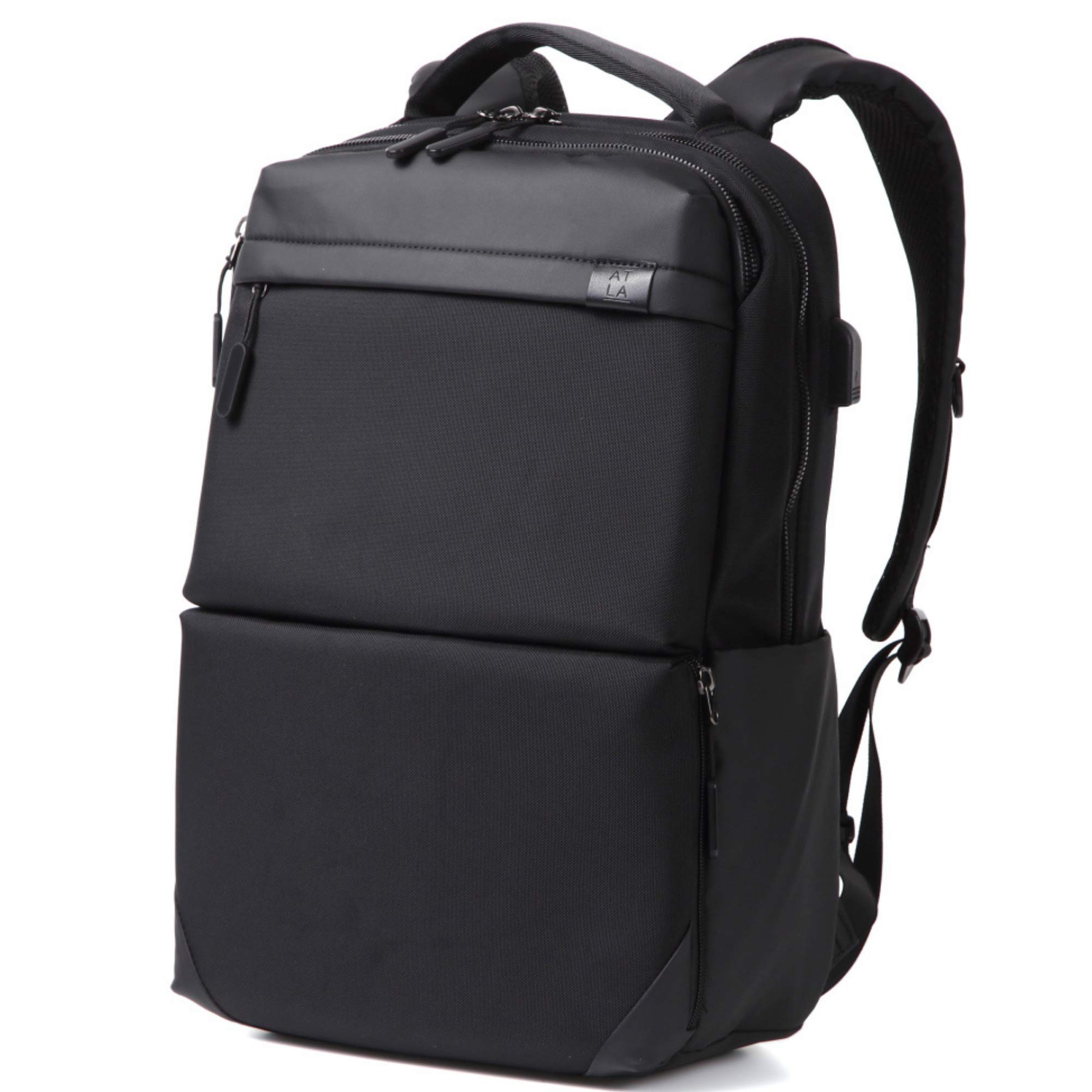 

Atla Zero Gravity Backpack, Reduces Weight by 40%, Water-Repellent, Large Capacity, Perfect for Commuting, Black, Multifunctional, AGS Authorized