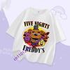 Jungen Mädchen Sommer Mode T-Shirt Kinder Kleidung FNAF Atmungsaktivität T-Shirts Kinder Five Nights At Freddy Niedriges Kurzarm Top