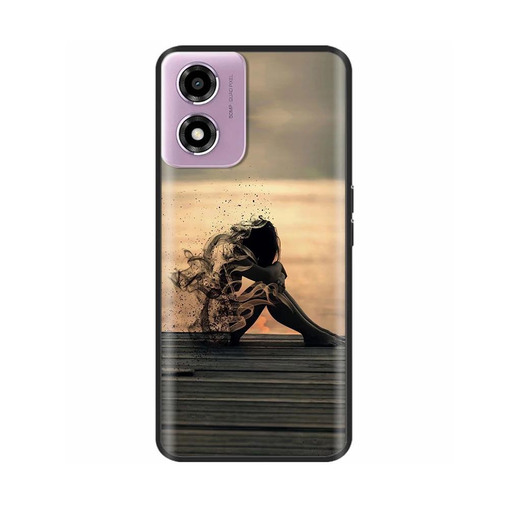 Für Motorola Moto E14 Hülle Luxus TPU Weiches Silikon Handyhüllen Abdeckung Für Moto E13 E MotoE14 E 14 Stoßfest Süßes Bumper Hülle