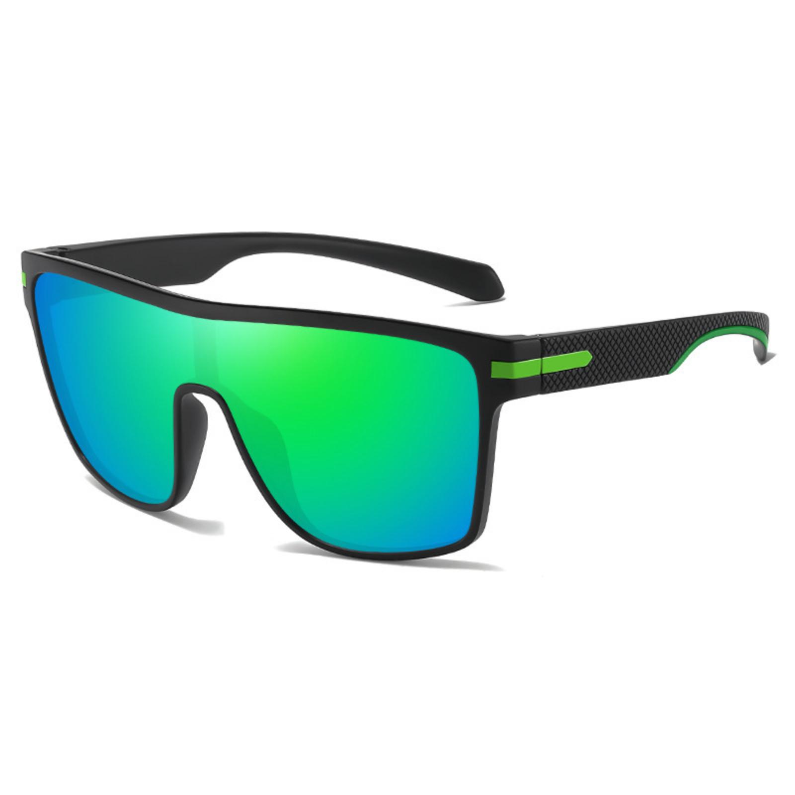 

Polarized Sunglasses for Men Outdoor Cycling Large Frame Sports Sunglasses Driving UV Protection Lightweight Durable One Size