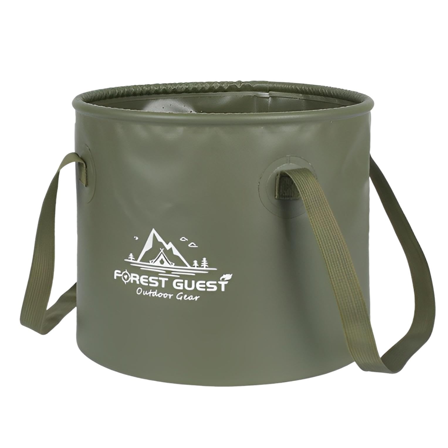 

fogman Складное ведро, Ведро для мытья автомобиля, Большая вместимость, Складное, Идеально подходит для рыбалки, кемпинга и компактное (Зеленый, 10л)