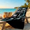 Philadelphia Eagles Personalized Name Beach Towel Soft Durable Quickdry