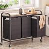Multipurpose Laundry Basket Large Laundry Hamper Dirty Clothes Baskets with Wheels Multifunction Organizers Bathroom Storage