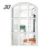 Arched Wall Mirror Stickers Window Decor, Wooden Frame Acrylic Fake Mirror, Minimalist Arch Self-Adhesive Windowpane Sticker for Living Room