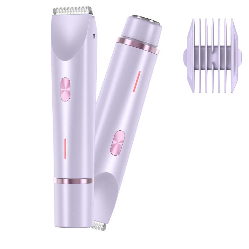 Home Use Portable 2 In 1 Hair Removal Rechargeable Trimmer Wireless Body Shaver Electric Razor Portable Hair Epilator