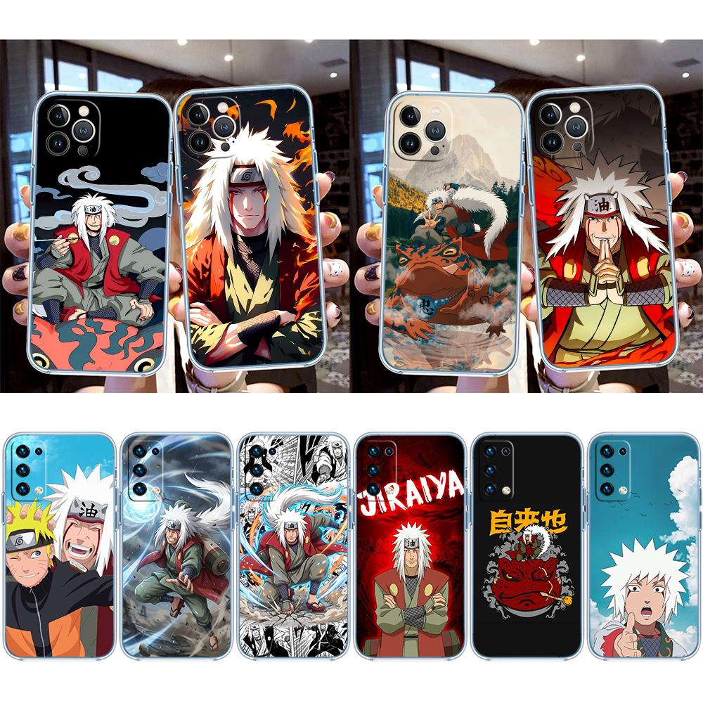 RA22 NARUTO Jiraiya Transparente Handyhülle für Motorola Moto G7 G8 G9 G84 G85 G73 G24 G15 Z2 Play Power Plus